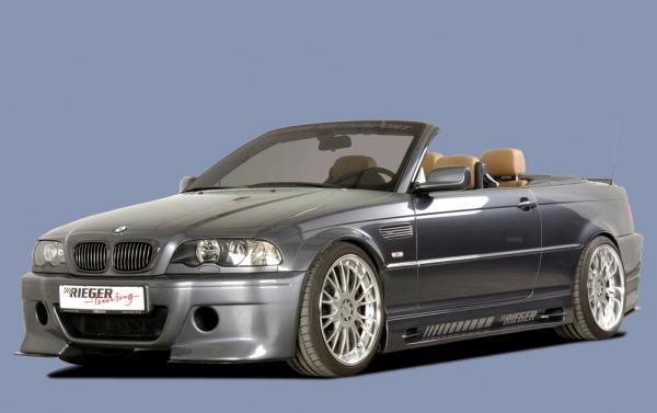 RIEGER Spoiler Bumper CS-Look fit for BMW 3er E46 Coupe / Convertible