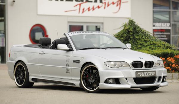 RIEGER Spoilerstoßstange (V2) passend für BMW 3er E46 Coupé / Cabrio