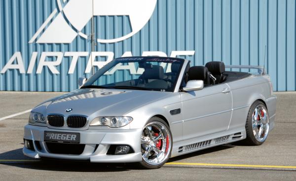 RIEGER Spoilerstoßstange (V2) passend für BMW 3er E46 Coupé / Cabrio