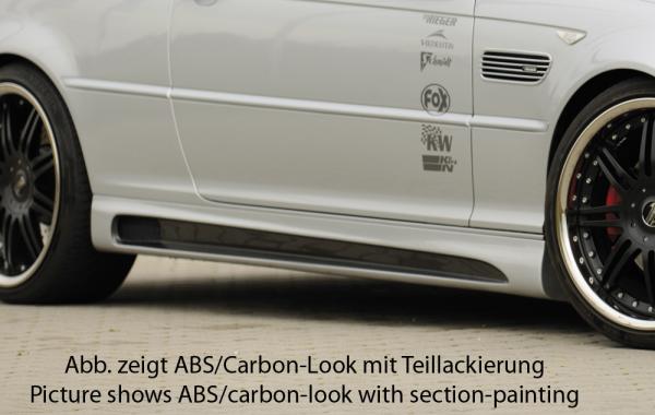 RIEGER Seitenschweller RECHTS passend für BMW 3er E46 Limousine / Compact / Coupe / Cabrio