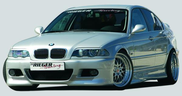 RIEGER Spoilerstoßstange passend für BMW 3er E46 Limousine / Touring 02.02-