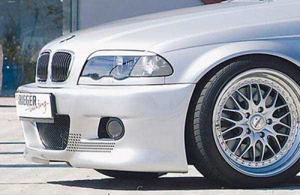 RIEGER Spoilerstoßstange passend für BMW 3er E46 Limousine / Touring 02.02-