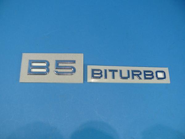 ALPINA Schriftzug hinten "B5 BITURBO" (flach) (Limousine)