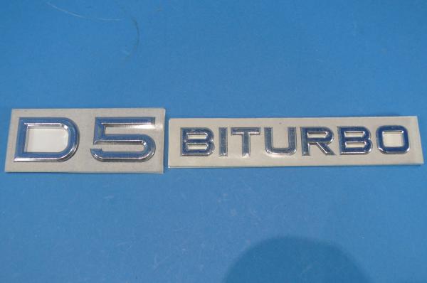 ALPINA Schriftzug hinten "D5 BITURBO" ballig für D5 Touring