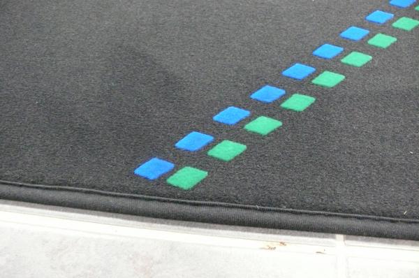 ALPINA velor floor mats (RHD) fit for BMW 3er E46 Sedan/Touring/Coupe upto 06/00