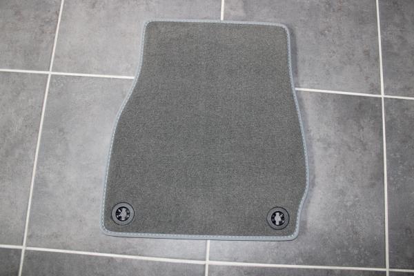 Fußmatten Autoteppich Halter passend für BMW E30 E36, Set (8-teilig) Knebel