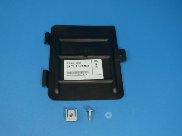 Cover for oil plug engine undercarriage cover front part BMW 3er E46 with mounting material