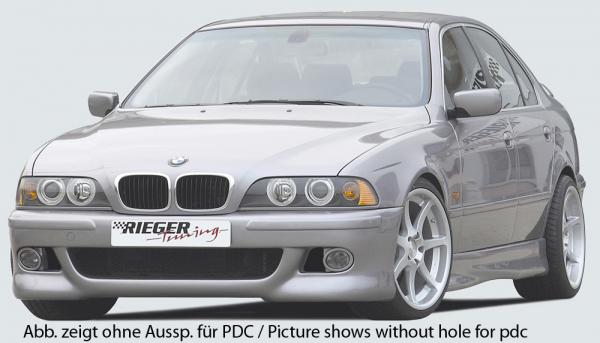 RIEGER Front bumper fit for BMW 5er E39 up to 12/02 (with recesses for PDC)