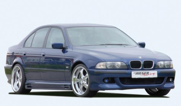 RIEGER Side skirt (with duct and 2 recesses) -right side- fit for BMW 5er E39 Sedan / Touring