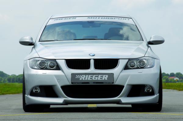 RIEGER Spoilerstoßstange passend für BMW 3er E90 Limousine / Touring (für Fzg. mit Scheinwerferreinigungsanlage)