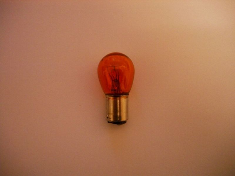 Glühlampe orange 21/5W Sockel BAY15d für Blinker weiß
