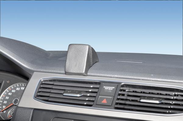 KUDA Navi Halterung passend für VW Caddy ab 2015 mit Deckel oben Kunstleder schwarz