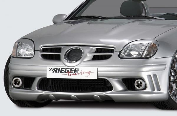 RIEGER Spoilerstoßstange passend für Mercedes SLK R170 01.01- 09.96-12.00 (Rippen geschlossen/ohne SWR)