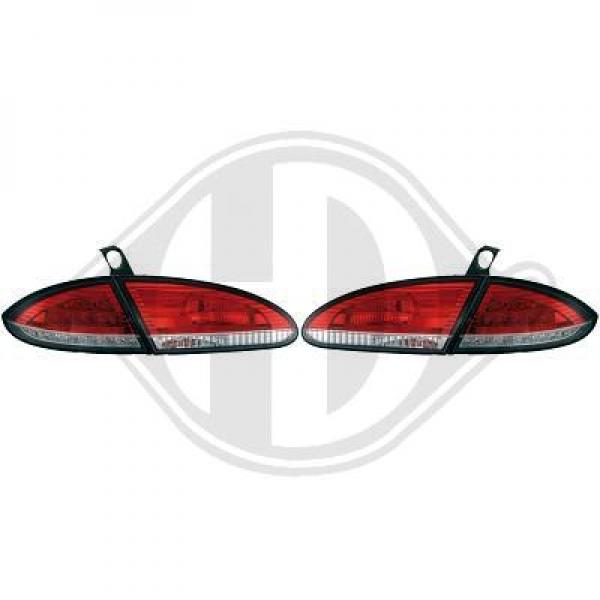 LED Rückleuchten klar rot/weiß passend für Seat Leon Bj. 05-09