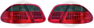 Rückleuchten LED klar rot/schwarz passend für Mercedes W208 CLK