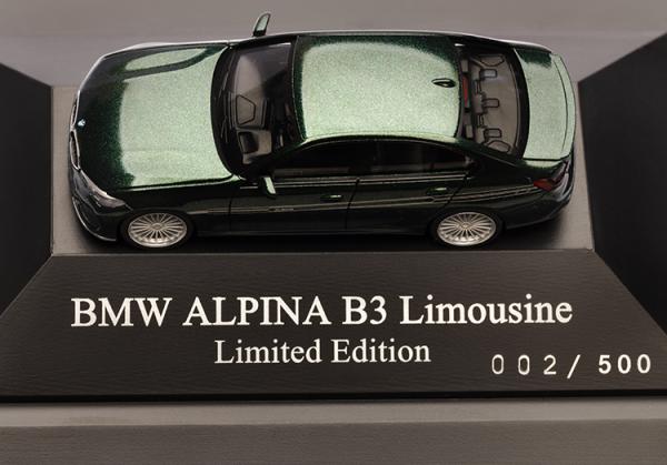 ALPINA Scale Model BMW ALPINA B3 Sedan GREEN (G20), 1:87,  LIMITED EDITION