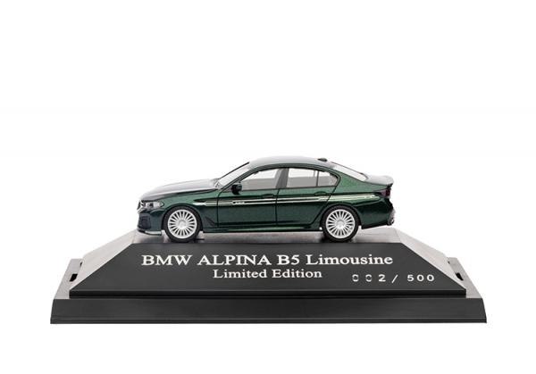 ALPINA Scale Model BMW ALPINA B5 Sedan (G30), Green, 1:87, Limited Edition