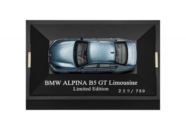 ALPINA Modellauto BMW ALPINA B5 GT Limouine „Arctic Race Blue“ 1:87,  LIMITED EDITION