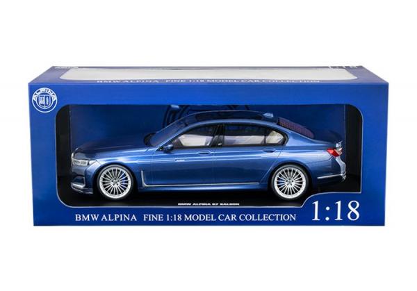 ALPINA Scale Model BMW ALPINA B7 LCI (G12), ALPINA Blue Metallic, 1:18