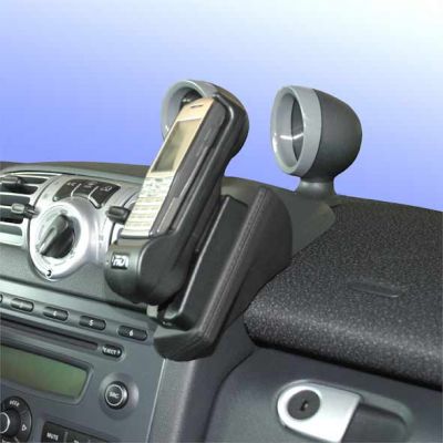 KUDA Telefonkonsole passend für Smart Fortwo ab 04/2007 - 09/2010 Kunstleder schwarz