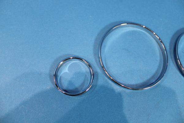 Instrument rings chromed (4 pcs) fit for BMW 5er/7er/X5 E39/E38/E53