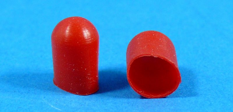 Silicon cap red for 4W Lamps