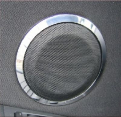 Door speaker rings front polished (2 pcs) BMW E92/E93