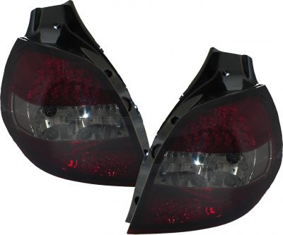 Taillights LED clear Red Renault Clio from 05->