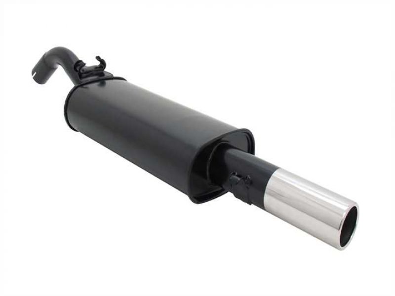 NOVUS Rear silencer with 1 tail pipe 76mm VW Golf 2