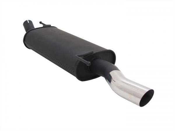 NOVUS Rear silencer with 1 tail pipe 60mm S-Design VW Golf 3 and