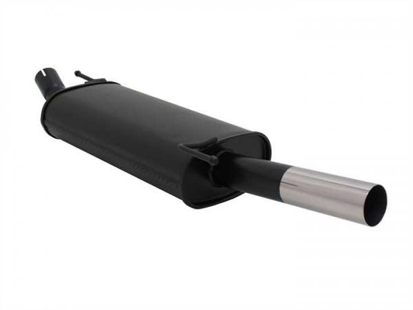 NOVUS Rear silencer with 1 tail pipe 60mm VW Golf 3 and 4 Cabrio