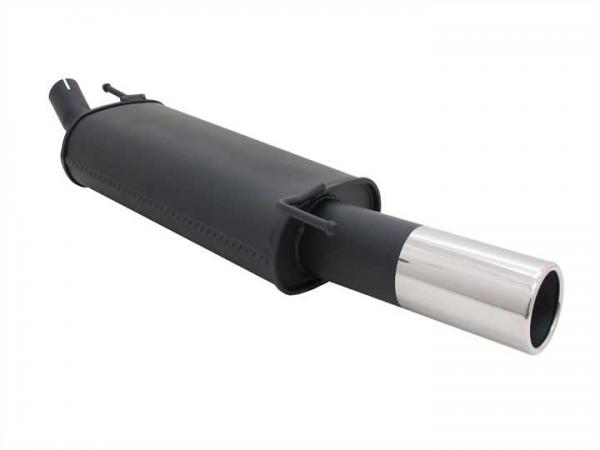 NOVUS Rear silencer with 1 tail pipe 90mm VW Golf 3 and 4 Cabrio