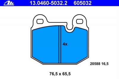 ATE brake pads front BMW E21/E30/M1