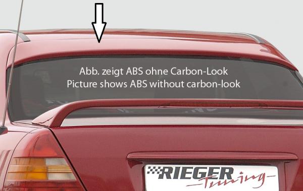 RIEGER Rear Window Cover carbonlook fit for Mercedes W202 C- Class