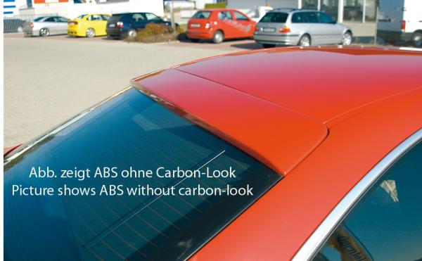 RIEGER Heckscheibenblende (Carbon-Look) passend für BMW 3er E46 Coupé