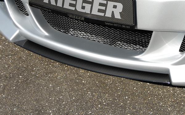 RIEGER splitter (Carbon-Look) for frontbumper 50411/50245 fit for BMW 3er E46 Sedan/ Touring / Coupé / Convertible