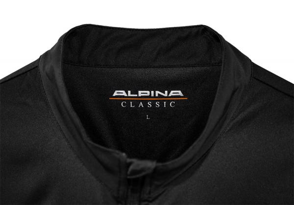 ALPINA Functional Shirt Orange with Zipper, unisex Size S