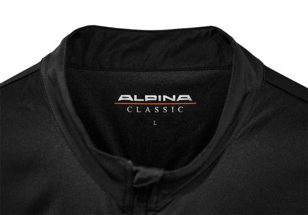 ALPINA Funktionsshirt Orange mit Zipper, unisex Größe L