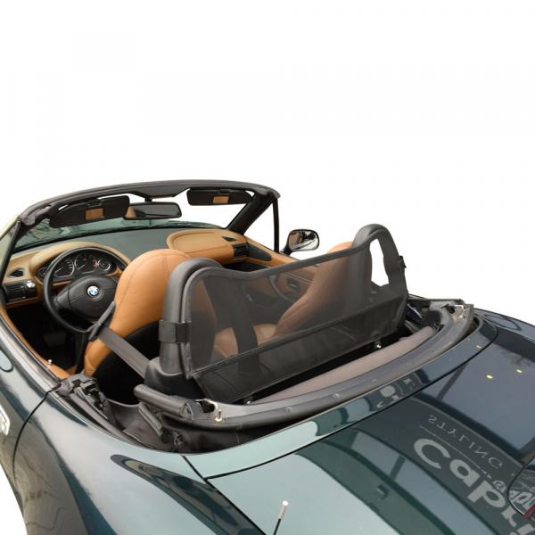 Windschott SCHWARZ passend für BMW Z3 NUR M-Roadster mit original Überrollbügel