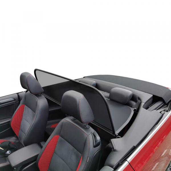 Windblocker BLACK fit for VW Golf 6 &7 Cabrio 2011 - today