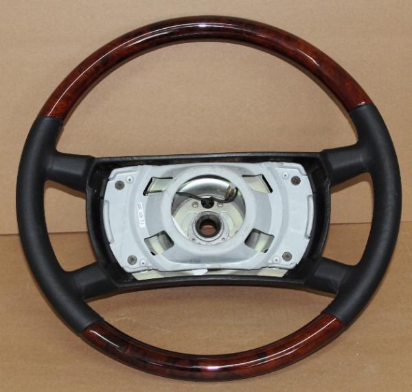 Original steering wheel burled wood/leather fit for Mercedes R107 W107 W123 W126 Bj. 1981 - 1984