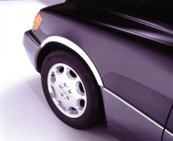 Fender Trim "chrome" (4 pcs) fit for Mercedes W124 from 8/89