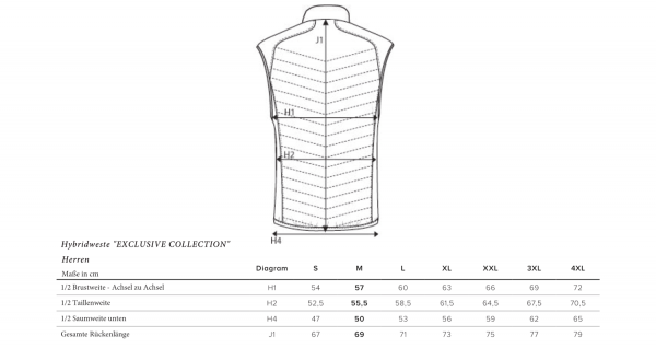 ALPINA Hybrid Vest "Exclusive Collection", Men size XXL