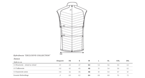ALPINA Hybrid Vest "Exclusive Collection", Women size XXL
