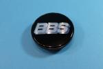 BBS Emblem schwarz/chrom (Durchmesser 70,6mm)