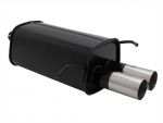 NOVUS Sportsilencer fit for Mercedes C-Class W203 2x76 RL-Design