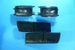 Reflektor + Blinker SET Schwarz passend für VW Golf 3 Vento Golf 3 Cabrio